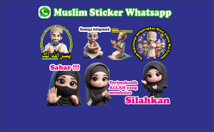 Muslim sticker whatsapp